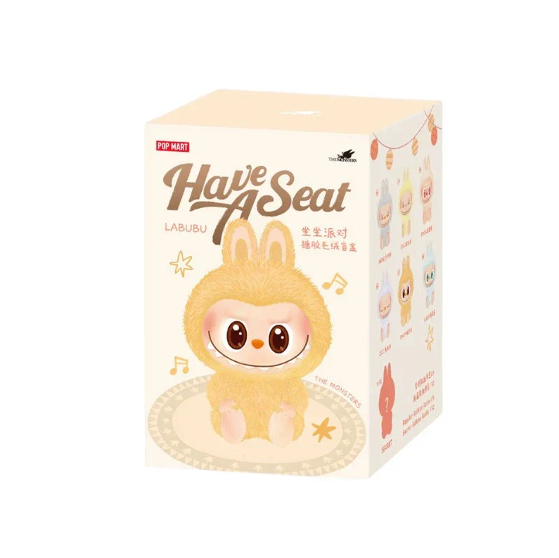 Pop Mart Labubu The Monsters Have a Seat Vinyl Plush Blind Box Closed