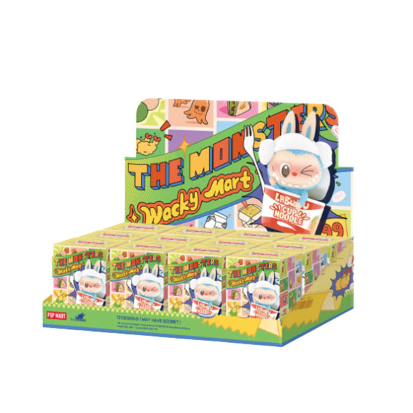 【 POP MART 】THE MONSTERS WACKY MART Pop Mart Labubu The Monsters Wacky Mart Case (12 Blind Box)