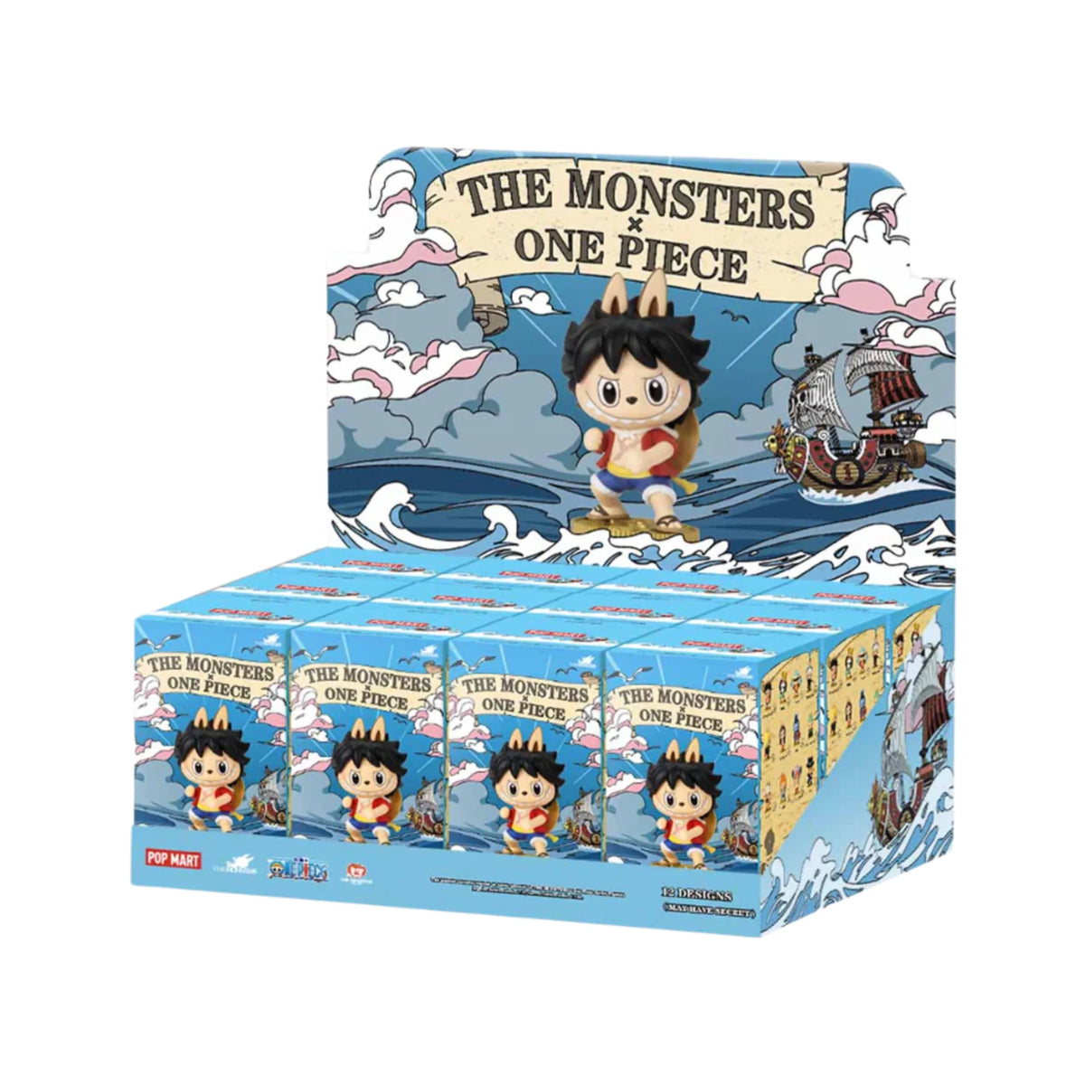 POP MART THE MONSTERS LABUBU 19点セット Pop Mart Labubu The Monsters x One Piece Case (12 Blond Box)