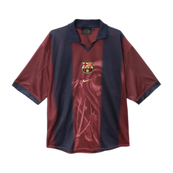Travis Scott X Nike X FC Barcelona Retro 2000/01 Home Skeleton Jersey