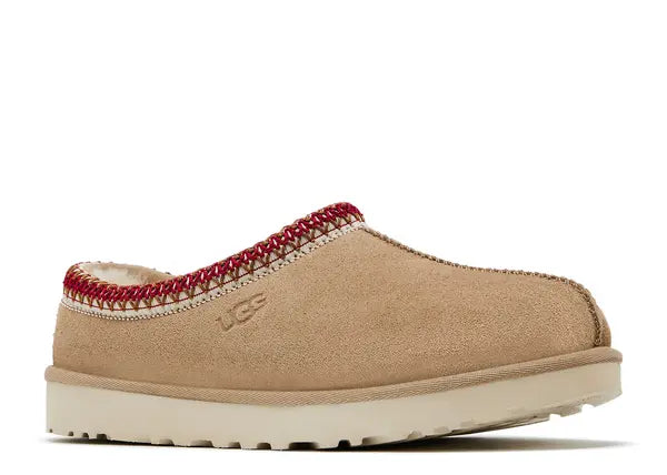 UGG Tasman II Slipper Sand Dark Cherry Front