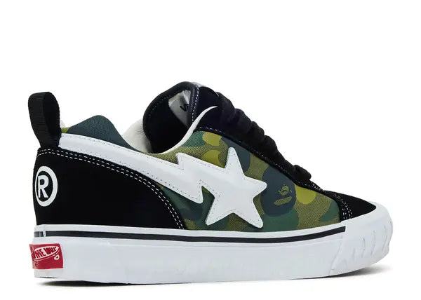 Vans Knu Skool Bape Camo Green Back