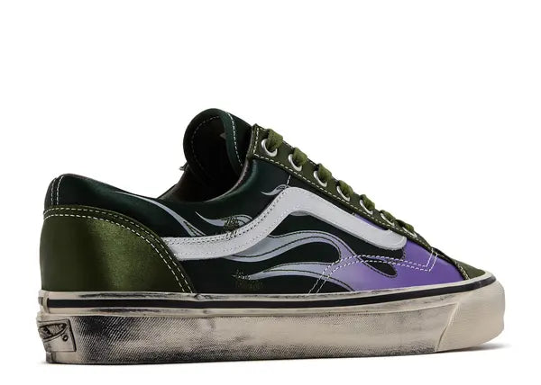 Vans LX Old Skool Archive Flame Green Back