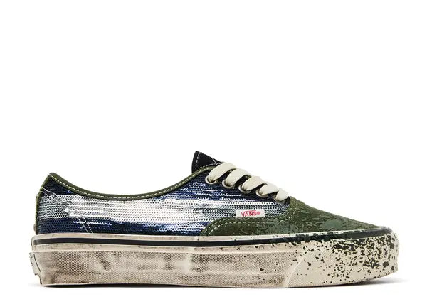 Vans Premium Authentic La Habana Green Blue Side
