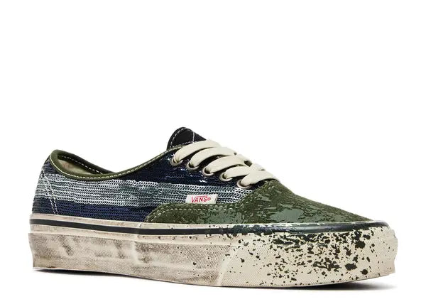 Vans Premium Authentic La Habana Green Blue Front