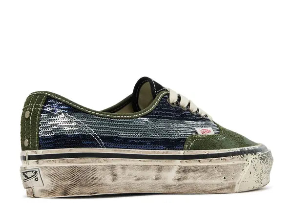 Vans Premium Authentic La Habana Green Blue Back