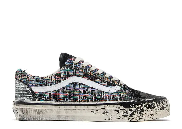 Vans Premium Old Skool Charms Black Grey Side